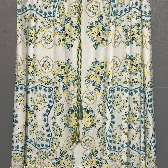 Chelsea & Violet Tiered Floral Maxi Skirt Large Boho Beach Hippie Spring Summer - Picture 5 of 9